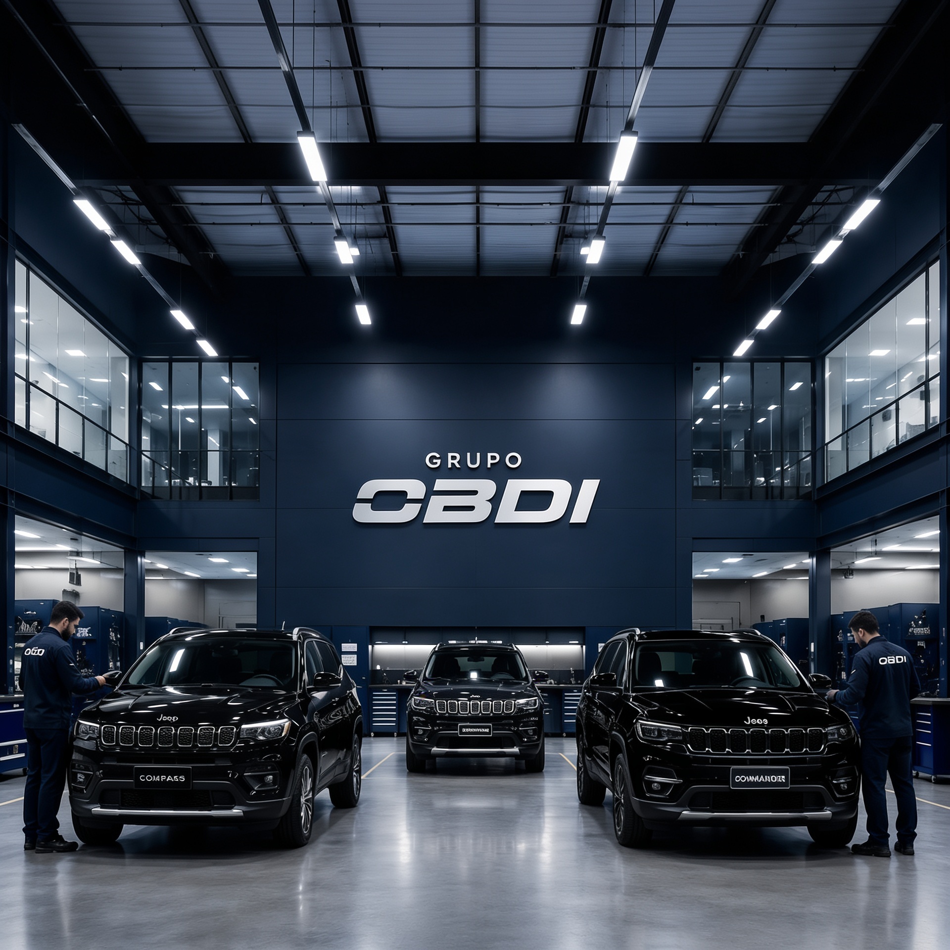 Frota Renault da OBDI Gov sendo preparada