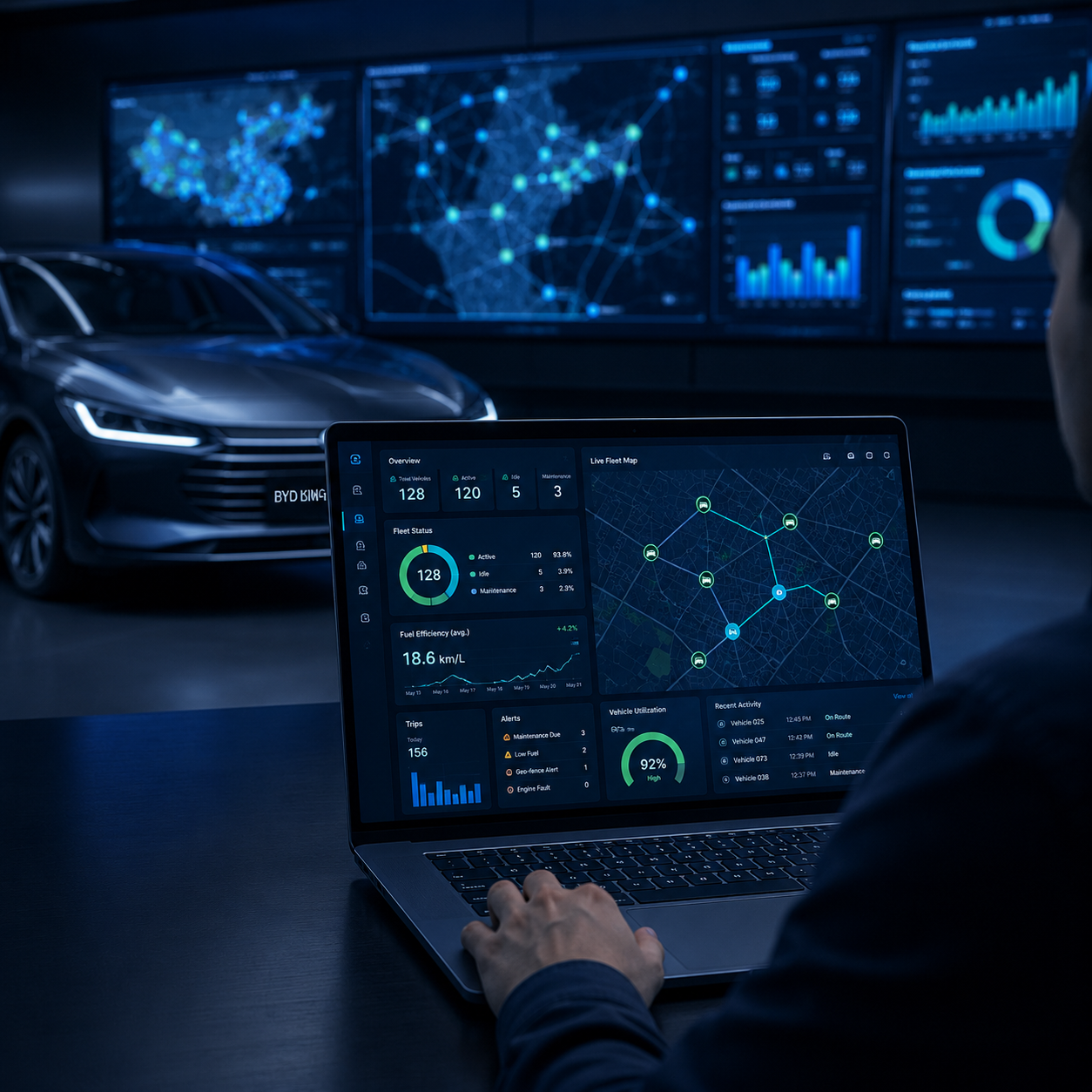 Dashboard de inteligência operacional da OBDI Smart